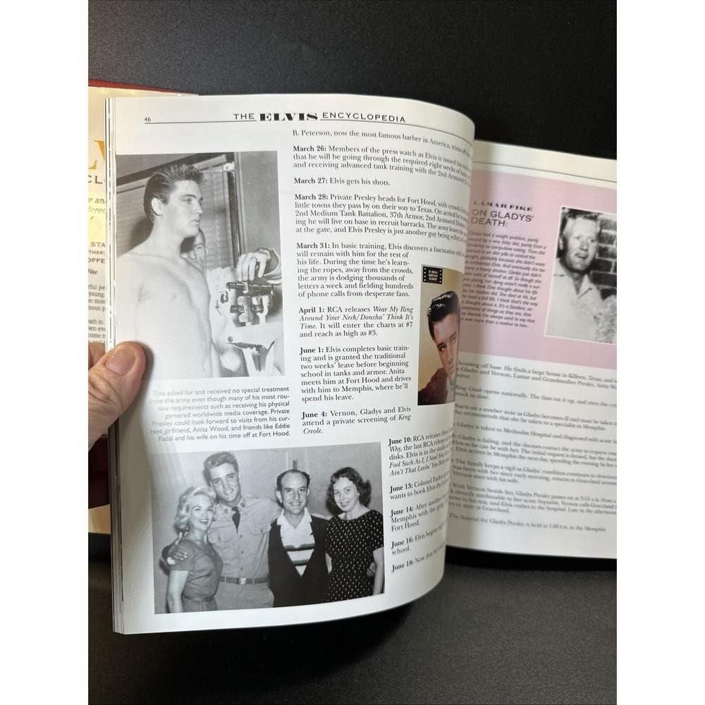 The Elvis Encyclopedia - Hardcover Stanley, David E.|Coffey, Frank 2000 Reprint - Picture 7 of 12